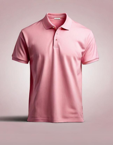 Men's Light Pink Polo T-shirt