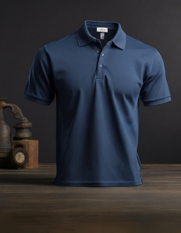 Men's Navy Blue Polo T-shirt